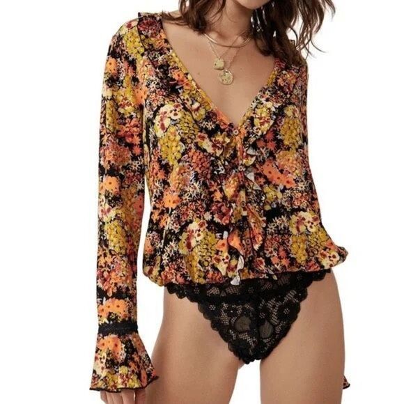 NWT Free People Heatwave Bodysuit size S - Picture 10 of 12